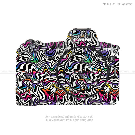 Dán Skin Máy Ảnh Canon Vân Nổi Graffiti 02