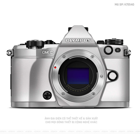 Dán Skin Máy Ảnh Olympus Đổi Màu K75540 - Trắng