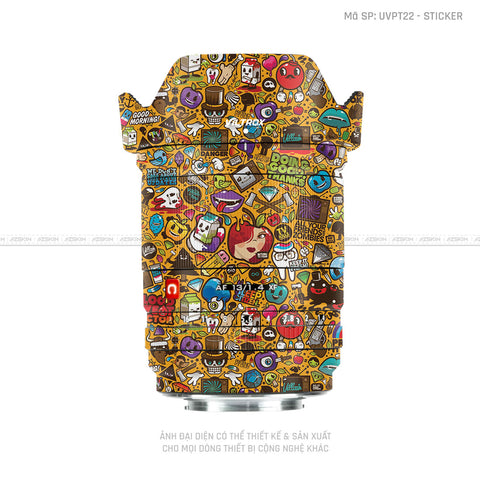 Dán Skin Ống Kính Viltrox Vân Nổi Sticker 05 | UVPT22