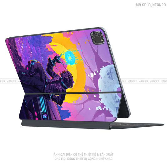 Dán Skin Magic Keyboard Hình Neon | D_NEON20