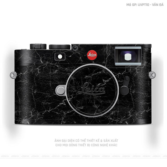 Dán Skin Máy Ảnh Leica Vân Đá Đen | UVPT10