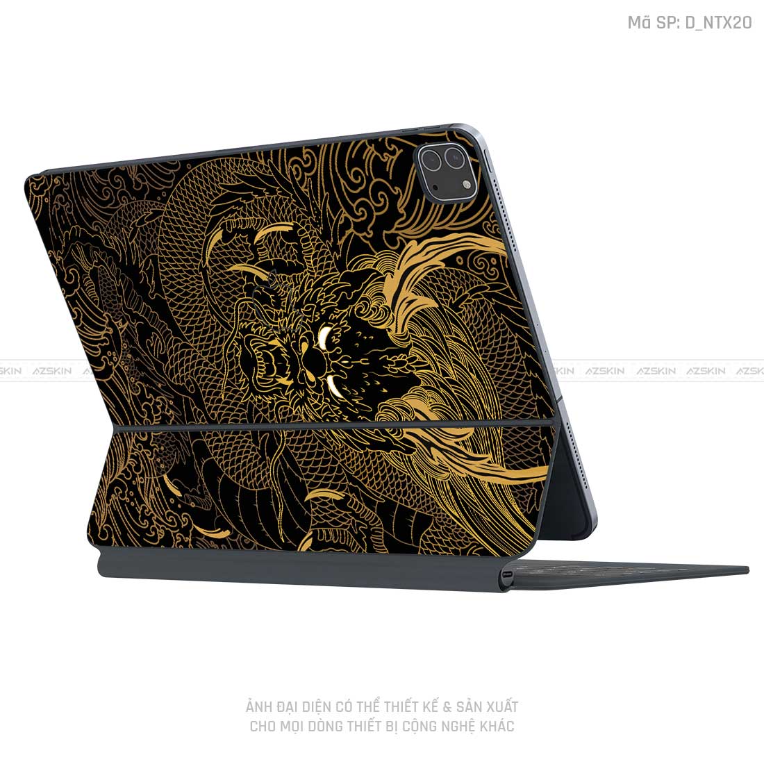 Dán Skin Magic Keyboard Hình Tattoo | D_NTX20