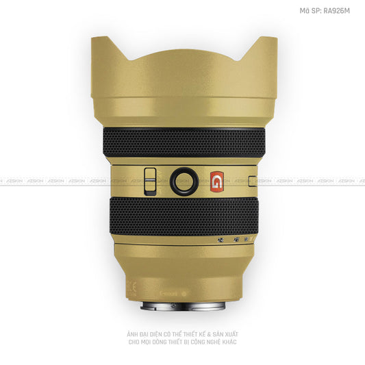 Skin Ống Kính Máy Ảnh Sony Màu Vàng Gold | RA926M