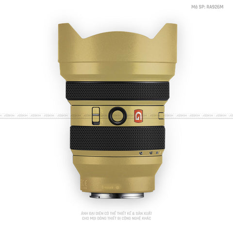 Skin Ống Kính Máy Ảnh Sony Màu Vàng Gold | RA926M