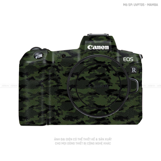 Dán Skin Máy Ảnh Canon Vân Nổi Camo Urban Green | UVPT08