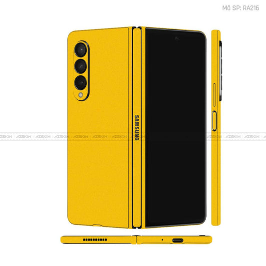 Dán Skin Galaxy Z Fold3 Đổi Màu Vàng Vinyl