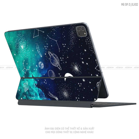 Dán Skin Magic Keyboard Hình Galaxy - Space | D_GLX02
