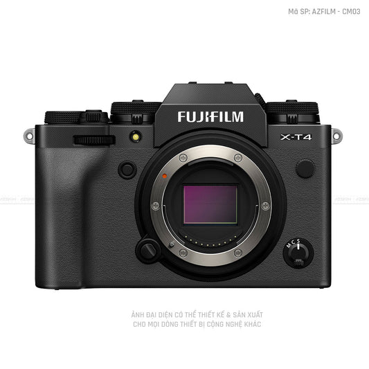 Dán Skin Máy Ảnh Fujifilm Vân Đen Fabic | AZFILM - FB01
