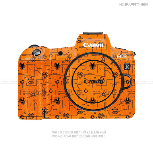 Dán Skin Máy Ảnh Canon Vân Nổi Pattern Ironman Cam | UVPT17