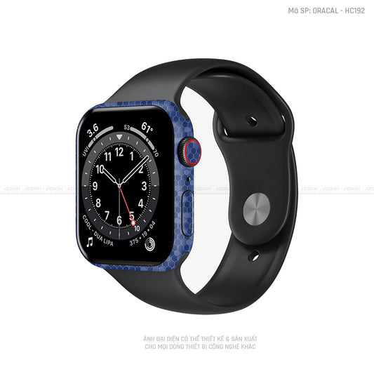 Dán Skin Apple Watch Vân Tổ Ong Xanh | ORACAL - HC192