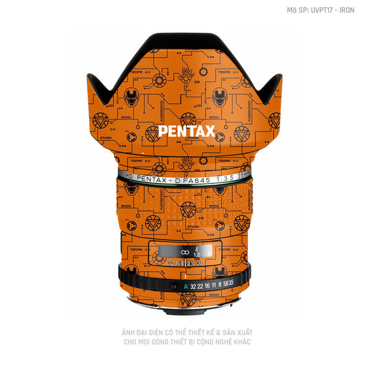 Dán Skin Ống Kính Pentax Vân IRonman Cam | UVPT17