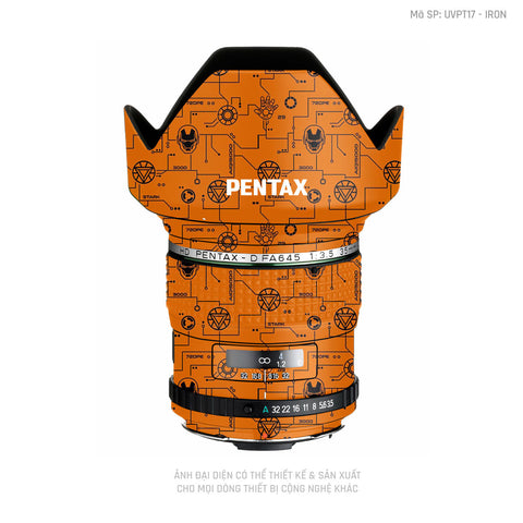 Dán Skin Ống Kính Pentax Vân IRonman Cam | UVPT17