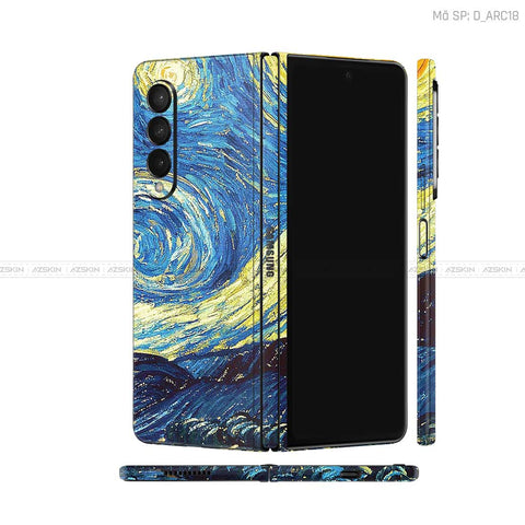 Dán Skin Galaxy Z Fold3 Hình Nghệ Thuật Arcrylic | D_ARC18