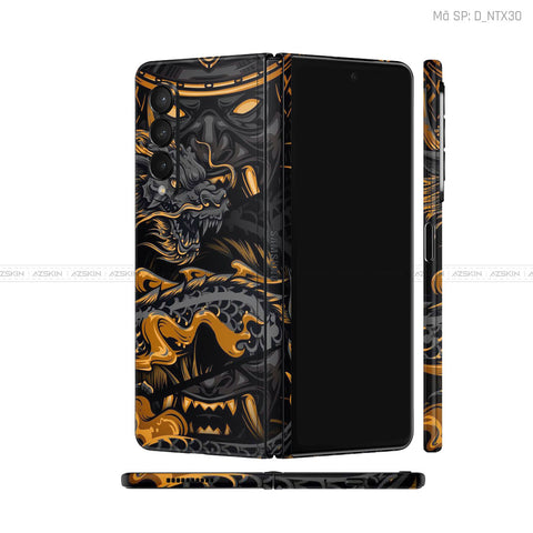 Dán Skin Galaxy Z Fold4 Hình Satan - Samurai | D_NTX30