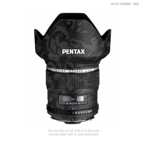 Dán Skin Ống Kính Pentax Vân Camo Đen | SB12