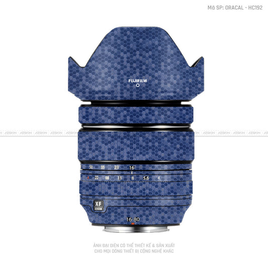 Dán Skin Ống Kính Fujifilm Vân Tổ Ong Xanh | HC192
