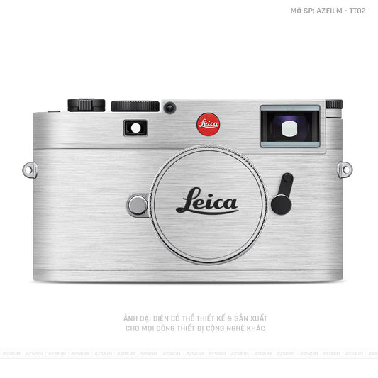 Dán Skin Máy Ảnh Leica Vân Titan Bạc | AZFILM - TT02