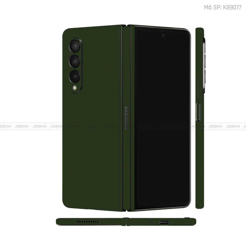 Dán Skin Galaxy Z Fold3 Đổi Màu Xanh Rêu | K89077