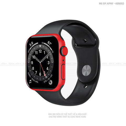 Dán Skin Apple Watch Màu Đỏ Nhám | K89053