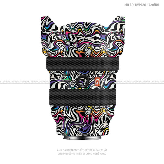 Dán Skin Ống Kính Sony Vân Nổi Graffiti 02 | UVPT20