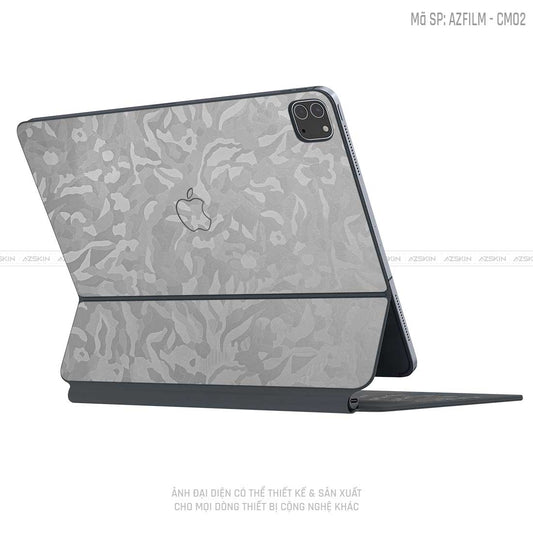 Dán Skin Magic Keyboard Vân Camo Xám | CM02