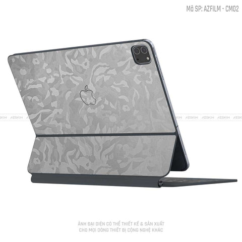 Dán Skin Magic Keyboard Vân Camo Xám | CM02