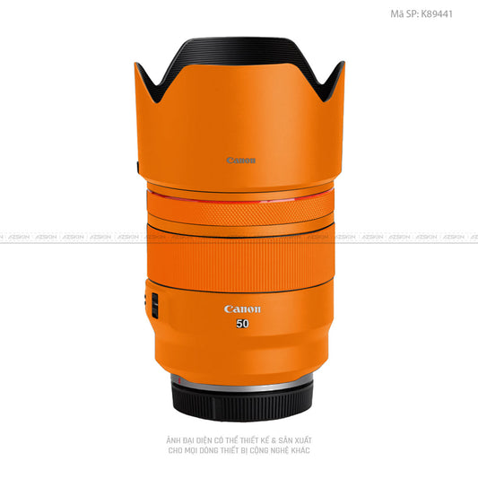 Dán Skin Ống Kính Canon Màu Cam | K89441