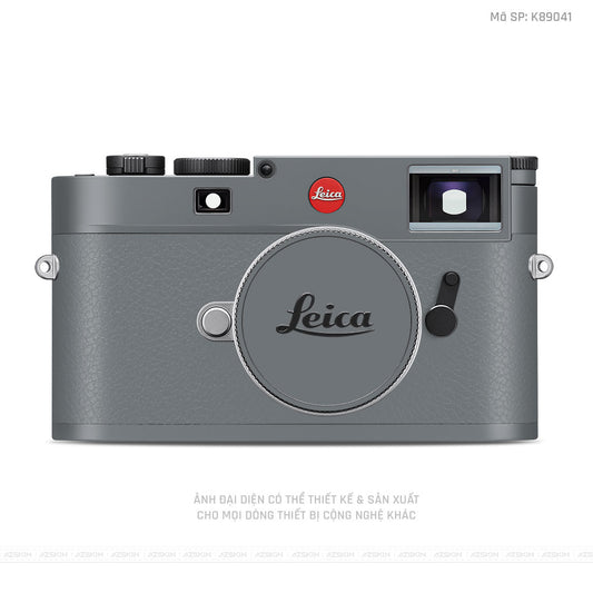 Dán Skin Máy Ảnh Leica Màu Xám Xi | K89041