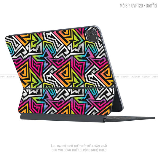 Dán Skin Magic Keyboard Vân Graffiti 01 | UVPT20