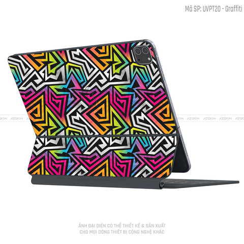 Dán Skin Magic Keyboard Vân Graffiti 01 | UVPT20