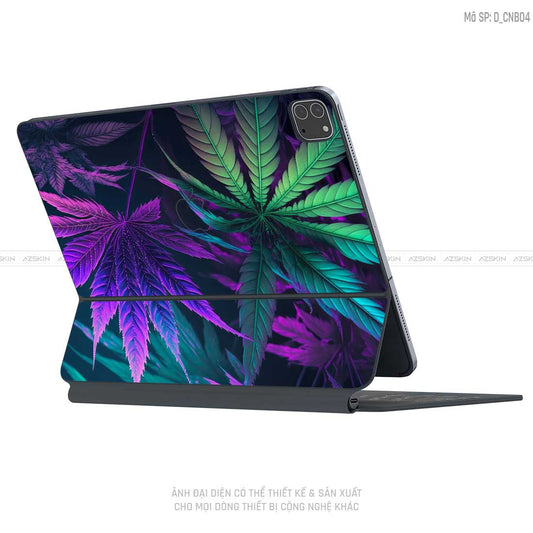 Dán Skin Magic Keyboard Hình Canabis | D_CNB04