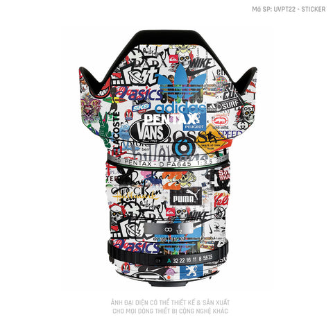Dán Skin Ống Kính Pentax Vân Nổi Sticker 04 | UVPT22