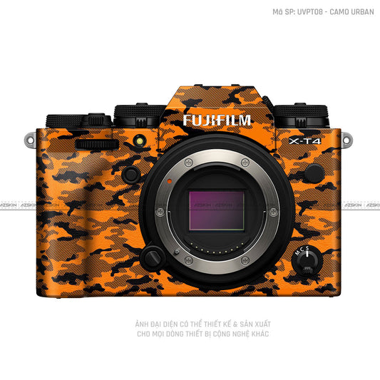 Dán Skin Máy Ảnh Fujifilm Vân Nổi Camo Urban Cam | UVPT08
