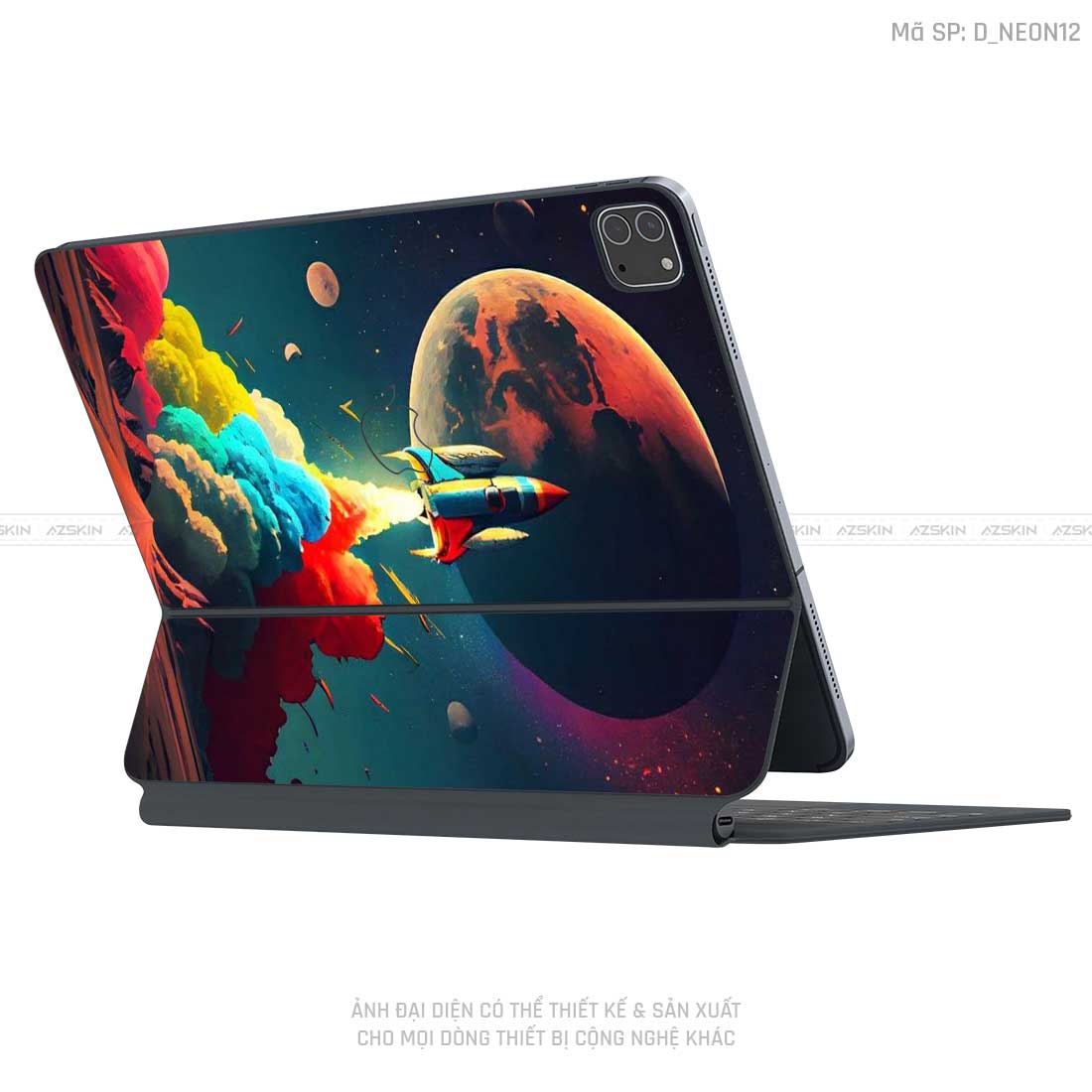 Dán Skin Magic Keyboard Hình Neon | D_NEON12