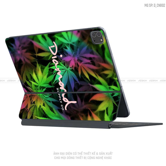 Dán Skin Magic Keyboard Hình Canabis | D_CNB02