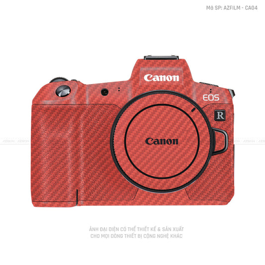 Dán Skin Carbon Red Máy Ảnh Canon | AZFILM - CA04
