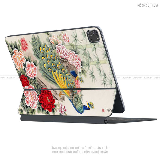 Dán Skin Magic Keyboard Hình Thư Pháp | D_TH01A