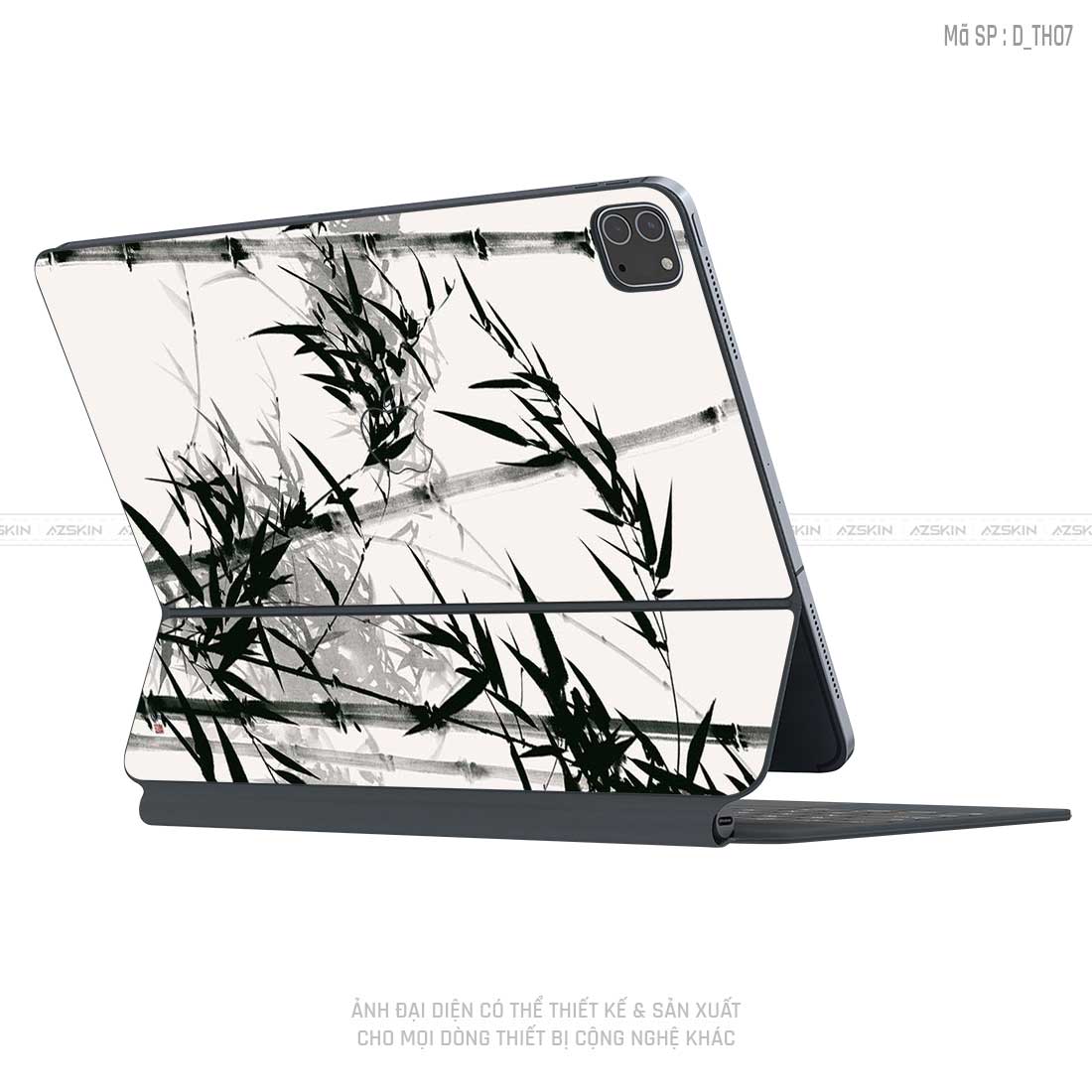 Dán Skin Magic Keyboard Hình Thư Pháp | D_TH07