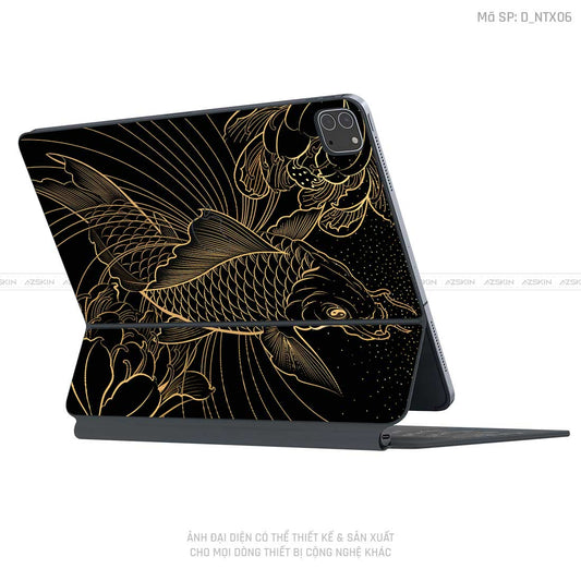 Dán Skin Magic Keyboard Hình Tattoo | D_NTX06