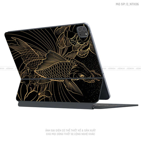 Dán Skin Magic Keyboard Hình Tattoo | D_NTX06