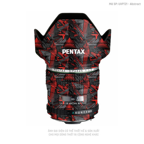 Dán Skin Ống Kính Pentax Vân Nổi Abstract 01 | UVPT21