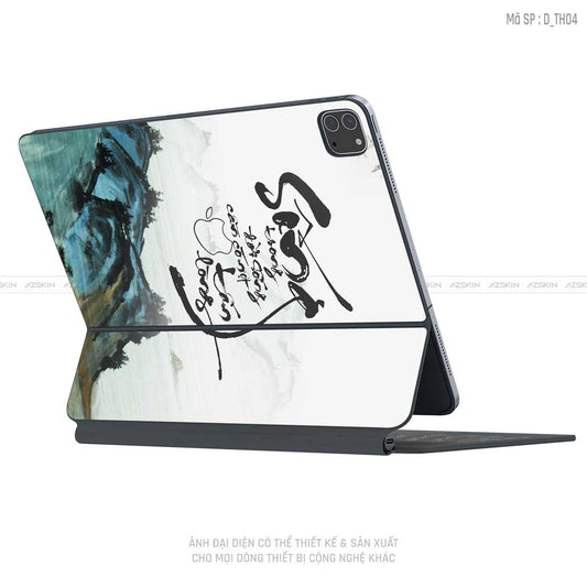 Dán Skin Magic Keyboard Hình Thư Pháp | D_TH04