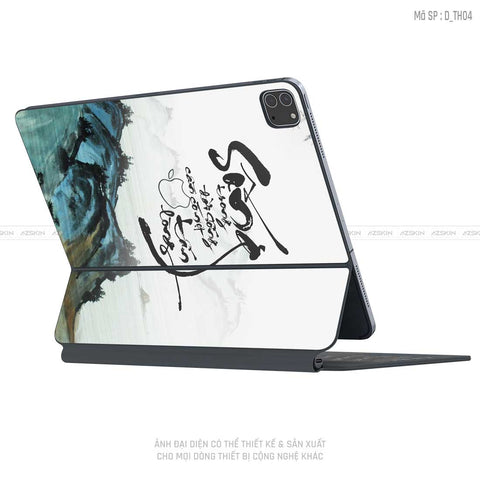 Dán Skin Magic Keyboard Hình Thư Pháp | D_TH04