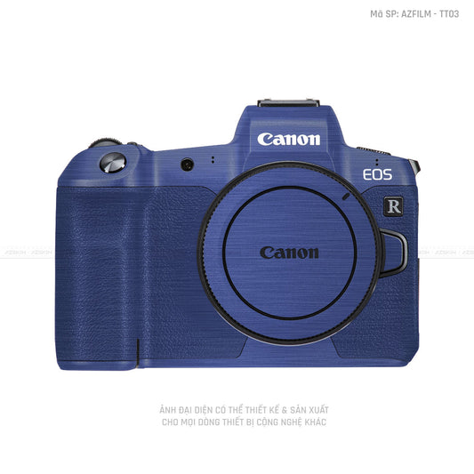 Dán Skin Máy Ảnh Canon Vân Xước Titan Xanh | AZFILM - TT04