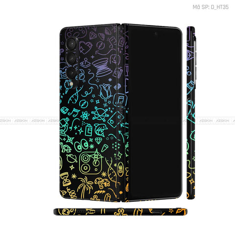 Dán Skin Galaxy Z Fold3 Hình Họa Tiết | D_HT35