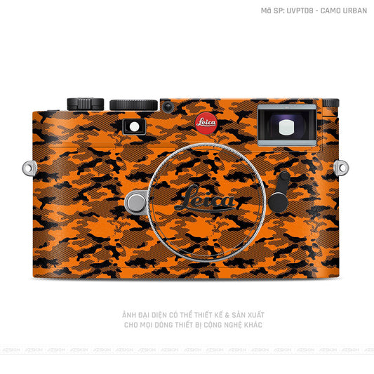 Dán Skin Máy Ảnh Leica Vân Nổi Camo Urban Cam | UVPT08