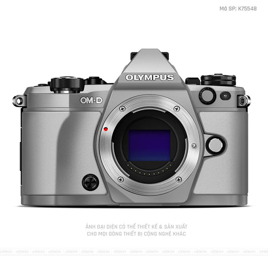 Dán Skin Máy Ảnh Olympus Đổi Màu K75548 - Bạc
