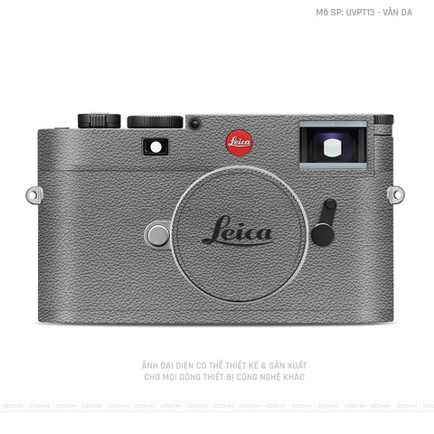 Dán Skin Máy Ảnh Leica Vân Da Xám | UVPT13