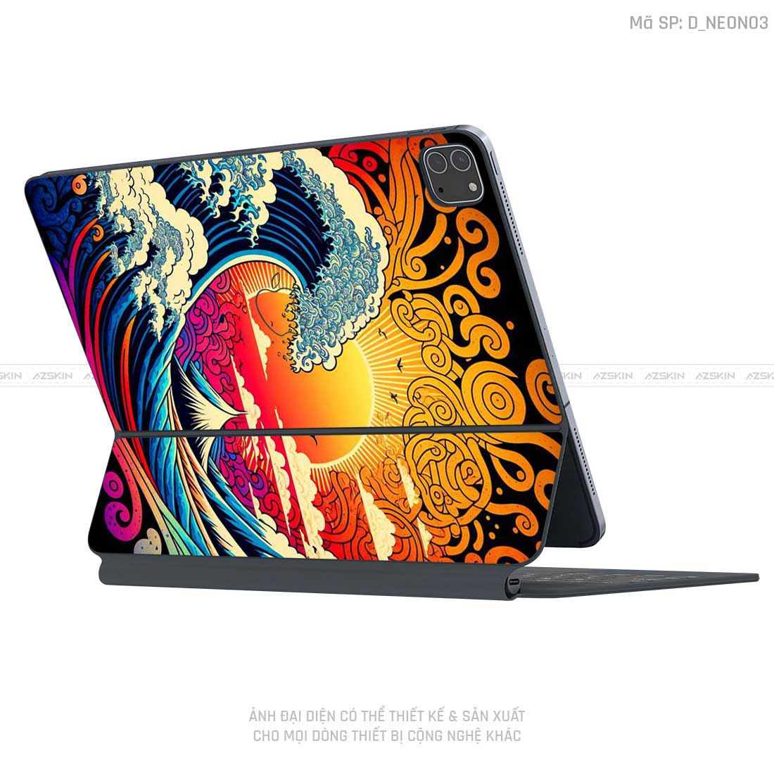 Dán Skin Magic Keyboard Hình Neon | D_NEON03