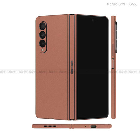 Dán Skin Galaxy Z Fold3 Đổi Màu Vàng Hồng | KPMF - K7555